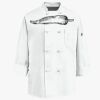 Eight Knot Button Chef Coat with Thermometer Pocket Thumbnail