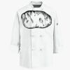 Eight Knot Button Chef Coat with Thermometer Pocket Thumbnail