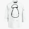 Eight Knot Button Chef Coat with Thermometer Pocket Thumbnail