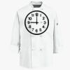 Eight Knot Button Chef Coat with Thermometer Pocket Thumbnail