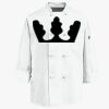 Eight Knot Button Chef Coat with Thermometer Pocket Thumbnail
