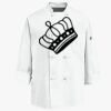 Eight Knot Button Chef Coat with Thermometer Pocket Thumbnail