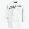 Eight Knot Button Chef Coat with Thermometer Pocket Thumbnail