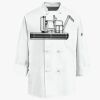 Eight Knot Button Chef Coat with Thermometer Pocket Thumbnail