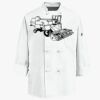 Eight Knot Button Chef Coat with Thermometer Pocket Thumbnail