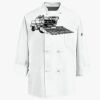 Eight Knot Button Chef Coat with Thermometer Pocket Thumbnail
