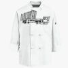Eight Knot Button Chef Coat with Thermometer Pocket Thumbnail