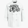 Eight Knot Button Chef Coat with Thermometer Pocket Thumbnail