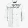Eight Knot Button Chef Coat with Thermometer Pocket Thumbnail