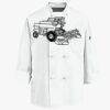 Eight Knot Button Chef Coat with Thermometer Pocket Thumbnail