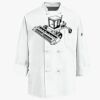Eight Knot Button Chef Coat with Thermometer Pocket Thumbnail