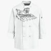 Eight Knot Button Chef Coat with Thermometer Pocket Thumbnail