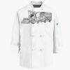 Eight Knot Button Chef Coat with Thermometer Pocket Thumbnail