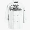 Eight Knot Button Chef Coat with Thermometer Pocket Thumbnail