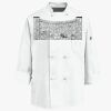 Eight Knot Button Chef Coat with Thermometer Pocket Thumbnail