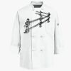 Eight Knot Button Chef Coat with Thermometer Pocket Thumbnail