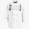 Eight Knot Button Chef Coat with Thermometer Pocket Thumbnail