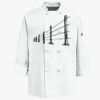 Eight Knot Button Chef Coat with Thermometer Pocket Thumbnail