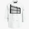 Eight Knot Button Chef Coat with Thermometer Pocket Thumbnail