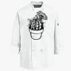 Eight Knot Button Chef Coat with Thermometer Pocket Thumbnail