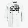 Eight Knot Button Chef Coat with Thermometer Pocket Thumbnail