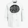 Eight Knot Button Chef Coat with Thermometer Pocket Thumbnail