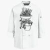 Eight Knot Button Chef Coat with Thermometer Pocket Thumbnail