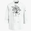 Eight Knot Button Chef Coat with Thermometer Pocket Thumbnail