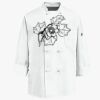Eight Knot Button Chef Coat with Thermometer Pocket Thumbnail