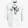 Eight Knot Button Chef Coat with Thermometer Pocket Thumbnail