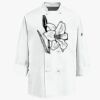 Eight Knot Button Chef Coat with Thermometer Pocket Thumbnail