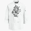 Eight Knot Button Chef Coat with Thermometer Pocket Thumbnail