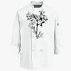 Eight Knot Button Chef Coat with Thermometer Pocket Thumbnail