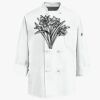 Eight Knot Button Chef Coat with Thermometer Pocket Thumbnail