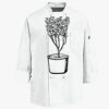 Eight Knot Button Chef Coat with Thermometer Pocket Thumbnail