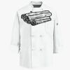 Eight Knot Button Chef Coat with Thermometer Pocket Thumbnail