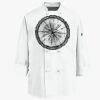 Eight Knot Button Chef Coat with Thermometer Pocket Thumbnail