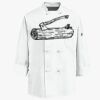Eight Knot Button Chef Coat with Thermometer Pocket Thumbnail