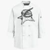 Eight Knot Button Chef Coat with Thermometer Pocket Thumbnail