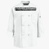 Eight Knot Button Chef Coat with Thermometer Pocket Thumbnail