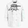 Eight Knot Button Chef Coat with Thermometer Pocket Thumbnail