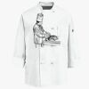 Eight Knot Button Chef Coat with Thermometer Pocket Thumbnail