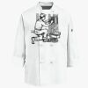 Eight Knot Button Chef Coat with Thermometer Pocket Thumbnail