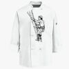 Eight Knot Button Chef Coat with Thermometer Pocket Thumbnail