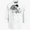 Eight Knot Button Chef Coat with Thermometer Pocket Thumbnail