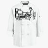 Eight Knot Button Chef Coat with Thermometer Pocket Thumbnail
