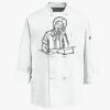 Eight Knot Button Chef Coat with Thermometer Pocket Thumbnail