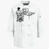 Eight Knot Button Chef Coat with Thermometer Pocket Thumbnail