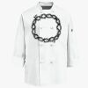 Eight Knot Button Chef Coat with Thermometer Pocket Thumbnail