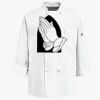 Eight Knot Button Chef Coat with Thermometer Pocket Thumbnail